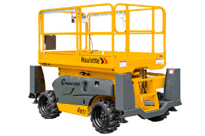 Haulotte 12DX All Terrain Scissor Lift Hire