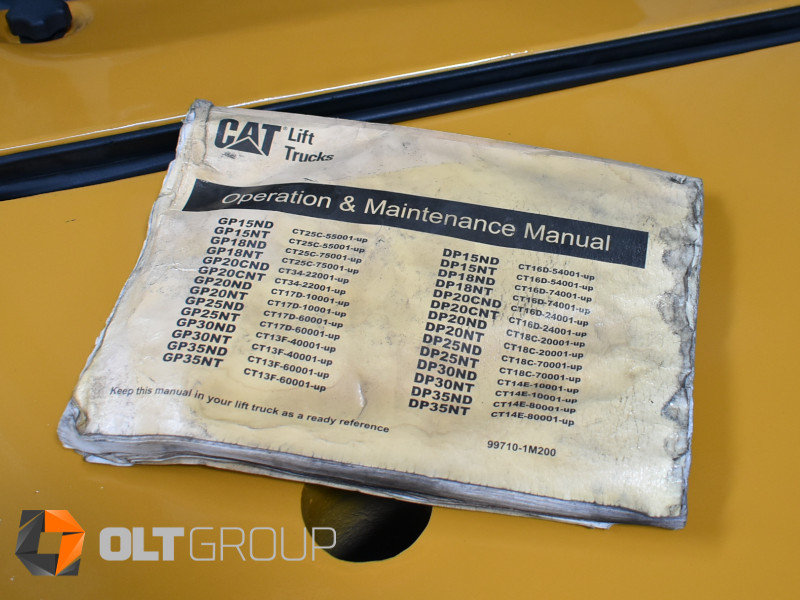 CAT DP25NT 2.5 Tonne Diesel Forklift with Fork Positioner - SOLD (8174) - Image 19